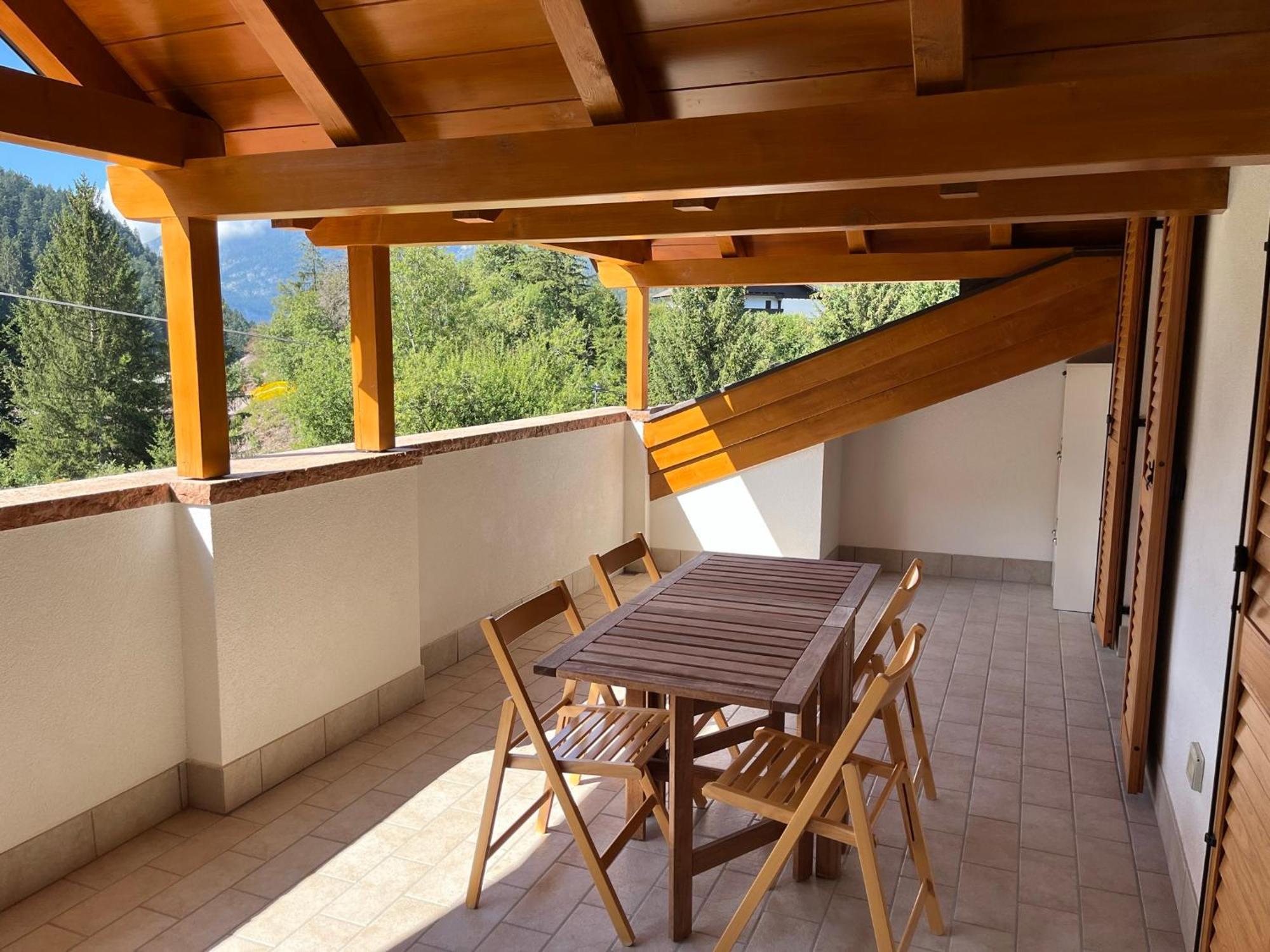 Attico In Legno Ad Andalo Apartment Luaran gambar